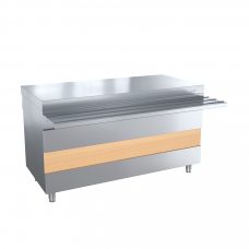 Ривьера-прилавок для горячих напитков ПГН-1500-02-О без полок Ривьера-прилавок для горячих напитков ПГН-1500-02-О без полок