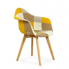 Кресло Barneo N-18 Patchwork желтый мультиколор для кухни Кресло Barneo N-18 Patchwork желтый мультиколор для кухни