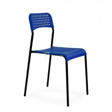 Стул UNO серое сиденье, корпус белый, стопируемый для кухни Стул UNO серое сиденье, корпус белый, стопируемый для кухни