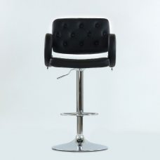 Барный стул Barneo N-135 Gregor черная кожа Барный стул Barneo N-135 Gregor черная кожа