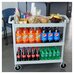 Тележка для обслуживания Cambro BC340KD 110 чёрная
