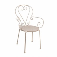 Стул металлический Etienne серо-бежевый Стул металлический Etienne серо-бежевый