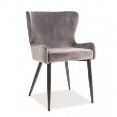 Стул Signal passo II velvet, серый Стул Signal passo II velvet, серый
