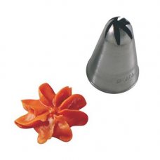 Насадка 'Роза' d15мм h50мм, нержавеющая сталь BR330