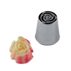 Насадка 'Цветок' d25мм h42мм, нержавеющая сталь BX0006