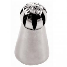 Насадка 'Лепестки зигзаг' d22мм h57мм, нержавеющая сталь BX0102