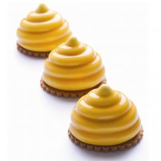 Форма силиконовая Pavoflex для пирож. 3D 'Высокий' d65мм h50мм, 90мл, 12 ячеек PX4340S