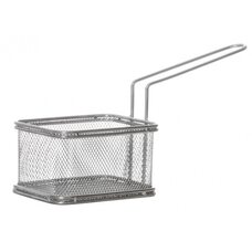 Корзинка для картофеля фри с ручкой 100х80х65 мм [QL089-01]