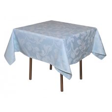 Скатерть 1,50х1,50 м «Валенсия флор» голубая KM Скатерть 1,50х1,50 м «Валенсия флор» голубая KM