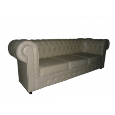 Диван для клуба Честер трехместный 245x85x85 см цвет белый Диван для клуба Честер трехместный 245x85x85 см цвет белый