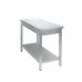 СТОЛ универсальный Luxstahl СПУ-19/6 со сплошной полкой нерж.
