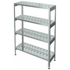 Стеллаж решетчатый 4-х уровневый С-4Р-0,5/1,5/1,6 Стеллаж решетчатый 4-х уровневый С-4Р-0,5/1,5/1,6