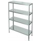 Стеллаж с 5-ю сплошными полками С-5-0,6/0,95/2,0 (нержавейка) Стеллаж с 5-ю сплошными полками С-5-0,6/0,95/2,0 (нержавейка)