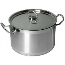 Кастрюля MGSteel 11,0 л. нерж. d=29,5 см. h= 18,5 см. тройное дно с крышк. (индукция) Кастрюля MGSteel 11,0 л. нерж. d=29,5 см. h= 18,5 см. тройное дно с крышк. (индукция)