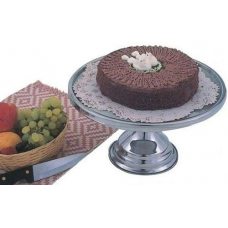 Подставка для торта MGSteel d=32 см. h=17,5 см. нерж. Подставка для торта MGSteel d=32 см. h=17,5 см. нерж.