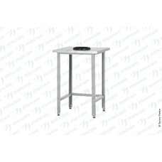 Стол для сбора отходов СПРн - 1500*600*860 Norma Inox с полкой-обвязкой