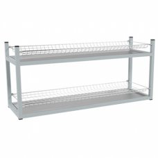 Стеллаж для стаканов ЭКОНОМ СКСК-2КЭ сетки хром., каркас окраш., 895х270х400 мм