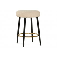 Барный стул Plato white fabric Барный стул Plato white fabric