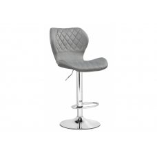 Барный стул Porch chrome / gray Барный стул Porch chrome / gray