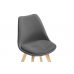 Деревянный стул Bonuss dark gray / wood