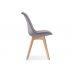 Деревянный стул Bonuss light gray / wood