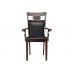 Кресло Luiza dirty oak / dark brown