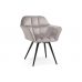 Кресло Ямес крутящееся серый / черный глянец Кресло Ямес крутящееся серый / черный глянец
