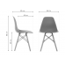 Пластиковый стул Eames PC-015 brown