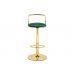 Полубарный стул Lusia green / gold Полубарный стул Lusia green / gold