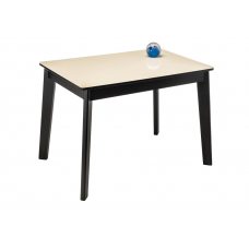 Стеклянный стол Арья венге / сливочно-кремовый Стеклянный стол Арья венге / сливочно-кремовый