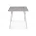 Стол Тринити Лофт 120х80х75 25 мм бетон / белый матовый Стол Тринити Лофт 120х80х75 25 мм бетон / белый матовый