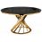 Стол Twist gold / black