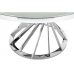 Стол Twist steel / white Стол Twist steel / white