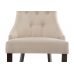 Стул Elegance dark walnut / fabric cream