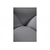 Стул на металлокаркасе Челси велюр темно-серый / черный Стул на металлокаркасе Челси велюр темно-серый / черный