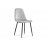 Стул на металлокаркасе Lilu light grey / black