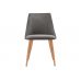 Стул на металлокаркасе Morgan dark gray / wood