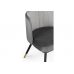 Стул на металлокаркасе Penelopa dark gray / light gray / black / gold