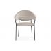Стул на металлокаркасе Рансол дымчатый / черный глянец Стул на металлокаркасе Рансол дымчатый / черный глянец