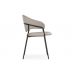 Стул на металлокаркасе Рансол дымчатый / черный глянец Стул на металлокаркасе Рансол дымчатый / черный глянец